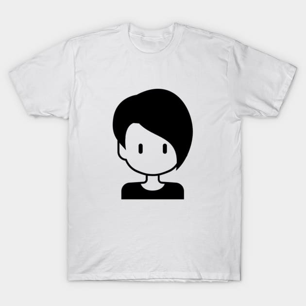 Minimalism Girl #6 T-Shirt by JaGaZinn